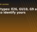 Base types: E26, GU10, G9 and how to identify yours - a guide from A & E Bowery Lighting